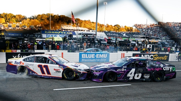 Denny Hamlin and Alex Bowman, The Canadian Press Denny Hamlin and Alex Bowman