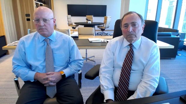 Bill Daly and Gary Bettman media availability Bill Daly and Gary Bettman media availability