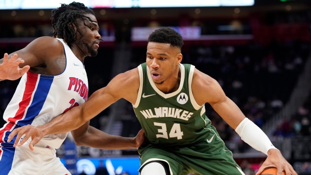 Giannis Antetokounmpo , The Canadian Press Giannis Antetokounmpo