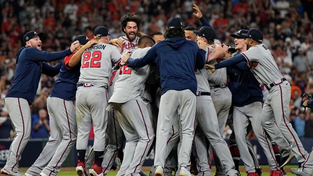 Atlanta Braves celebrate World Series