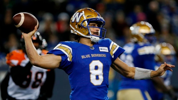 Zach Collaros, The Canadian Press Zach Collaros