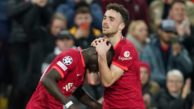 Sadio Mane, Diogo Jota, The Canadian Press Sadio Mane, Diogo Jota