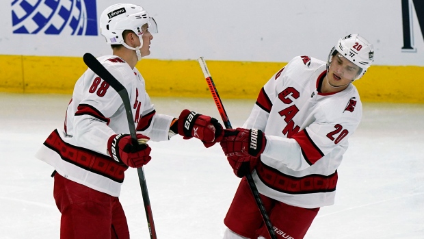 Martin Necas Sebastian Aho, The Canadian Press Martin Necas Sebastian Aho