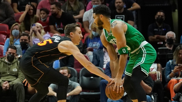 Duncan Robinson Jayson Tatum, The Canadian Press Duncan Robinson Jayson Tatum