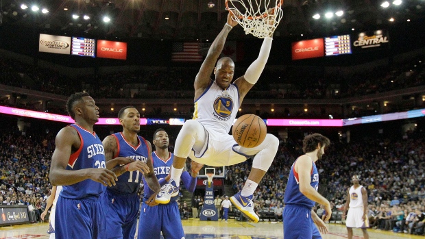 Speights dunks, The Canadian Press Speights dunks