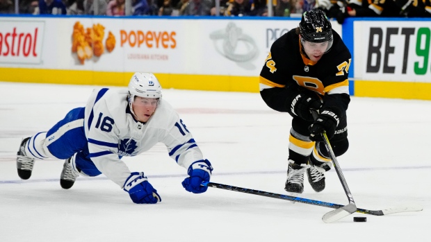 Mitch Marner and Jake DeBrusk