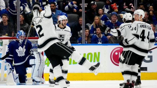 t hold on to their two-goal lead, as the Los Angeles Kings clinched