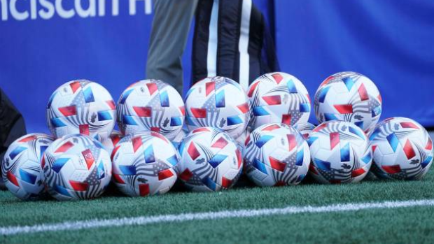 MLS soccer balls , Getty Images MLS soccer balls