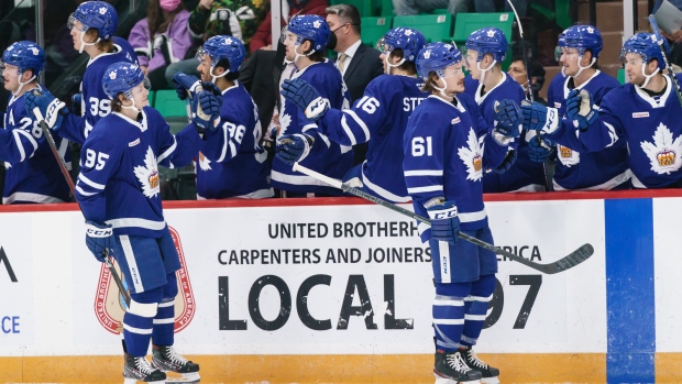 Mikhail Abramov (95), Brennan Menell (61), Toronto Marlies on Twitter Mikhail Abramov (95), Brennan Menell (61)