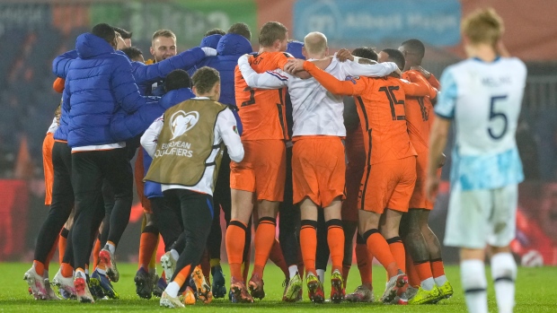 Netherlands Celebrates, The Canadian Press Netherlands Celebrates