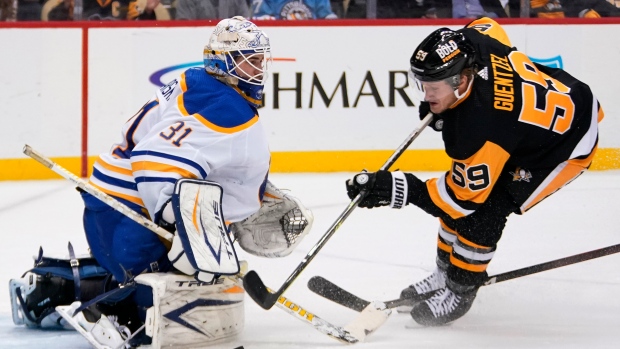 Dustin Tokarski, Jake Guentzel