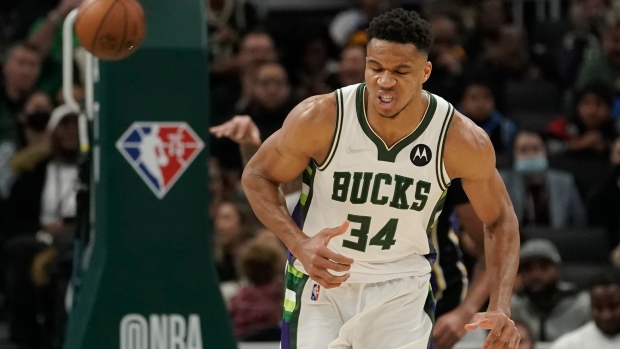Giannis Antetokounmpo, The Canadian Press Giannis Antetokounmpo