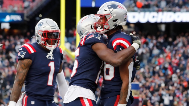 New England Patriots celebrate