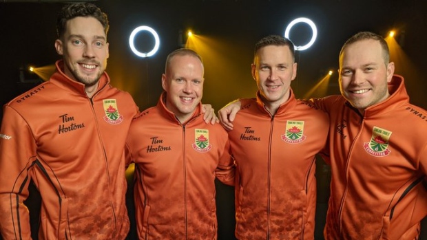 Team Brad Gushue Power Pose, TSN Team Brad Gushue Power Pose