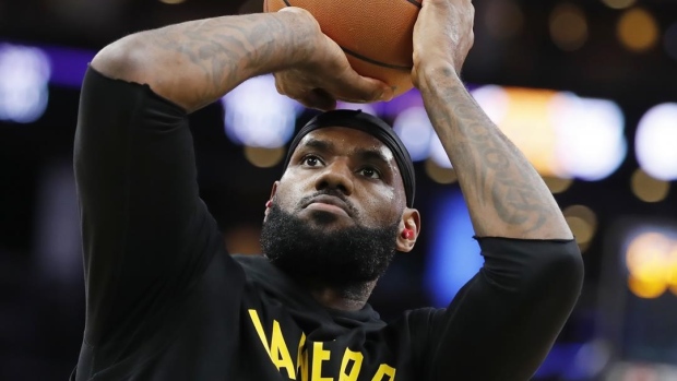 LeBron James back in action for Lakers in Boston Article Image 0
