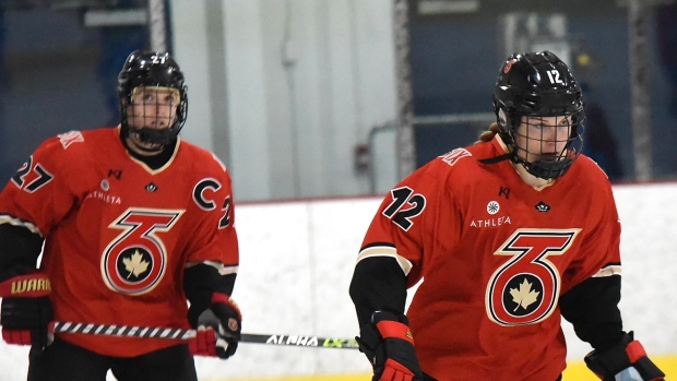 Leah Marino (12), Shiann Darkangelo (27), Toronto Six on Twitter Leah Marino (12), Shiann Darkangelo (27)