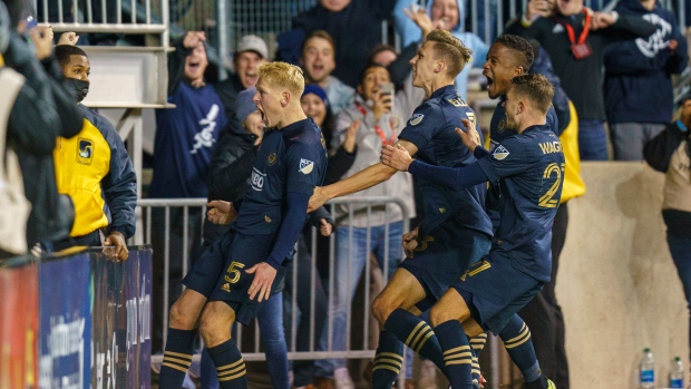 Philadelphia Union celebrate, The Canadian Press Philadelphia Union celebrate