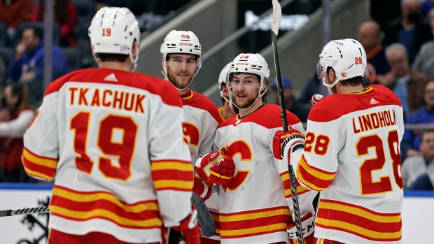 Calgary Flames spoil opening of New York Islanders' new arena - TSN.ca