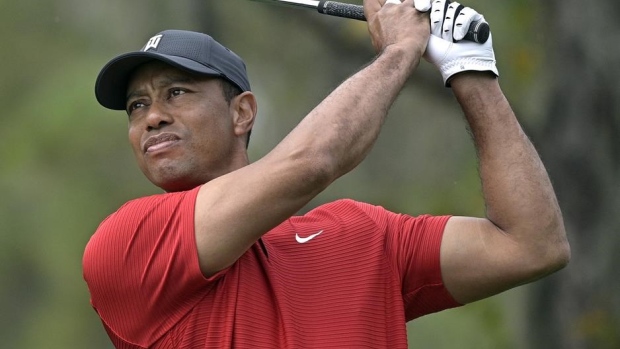 Tiger Woods posts short video of him swinging a wedge Article Image 0, The Canadian Press Tiger Woods posts short video of him swinging a wedge Article Image 0
