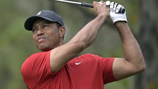 Tiger Woods posts short video of him swinging a wedge Article Image 0, The Canadian Press Tiger Woods posts short video of him swinging a wedge Article Image 0