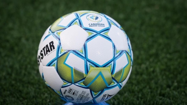 Canadian Premier League ball , The Canadian Press Canadian Premier League ball