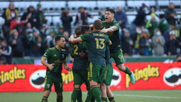 Portland Timbers celebrate