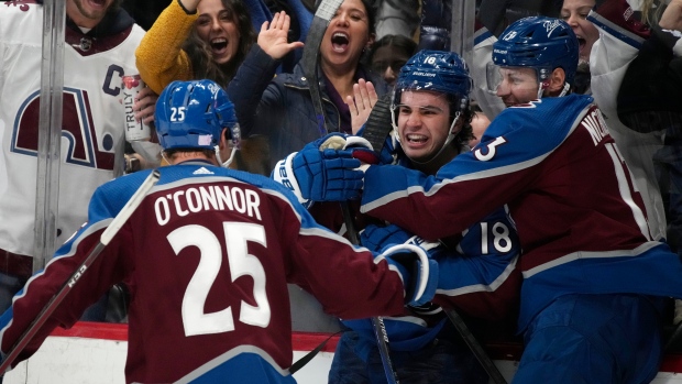 Colorado Avalanche celebrate