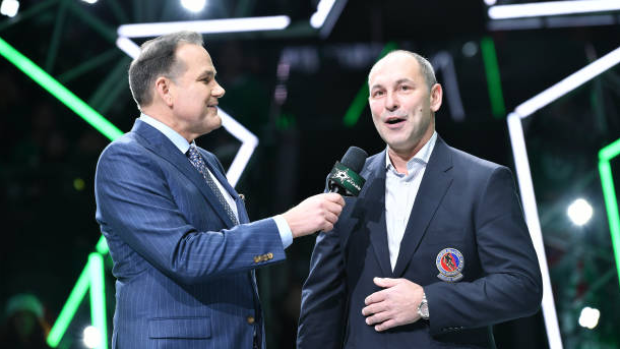 Sergei Zubov (right)