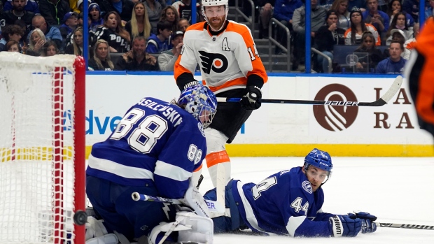 Sean Couturier Andrei Vasilevskiy Jan Rutta , The Canadian Press Sean Couturier Andrei Vasilevskiy Jan Rutta