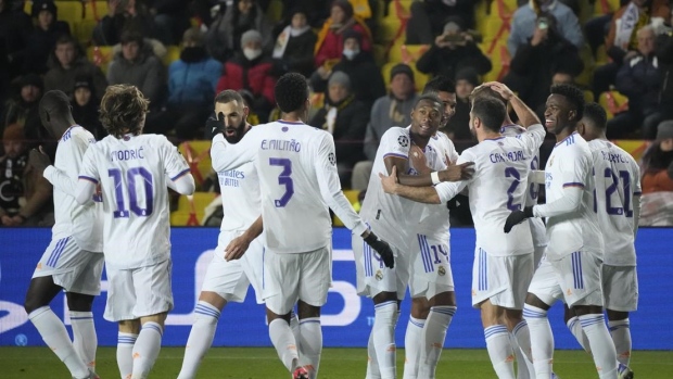 Real Madrid celebrates