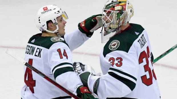 Joel Eriksson Ek Cam Talbot, The Canadian Press Joel Eriksson Ek Cam Talbot