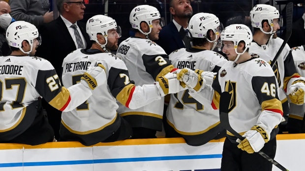 Vegas Golden Knights celebrate