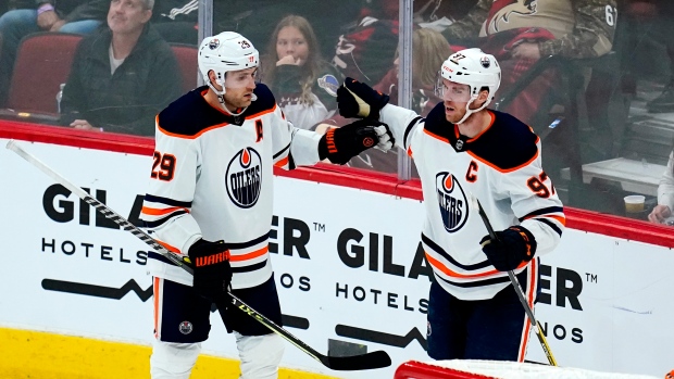 Leon Draisaitl and Connor McDavid , The Canadian Press Leon Draisaitl and Connor McDavid