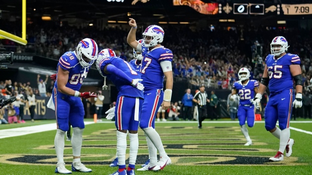 Buffalo Bills celebrate 