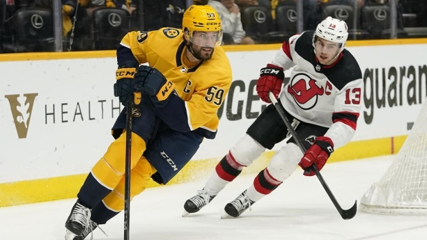 Roman Josi Nico Hischier, The Canadian Press Roman Josi Nico Hischier