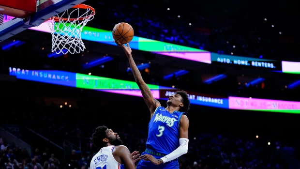 Joel Embiid  Jaden McDaniels