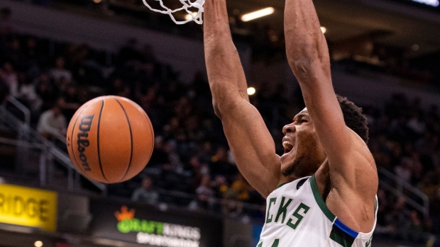 Milwaukee Bucks forward Giannis Antetokounmpo, The Canadian Press Milwaukee Bucks forward Giannis Antetokounmpo