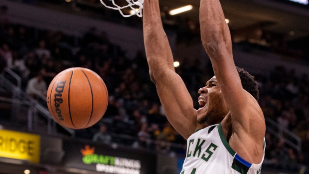 Milwaukee Bucks forward Giannis Antetokounmpo