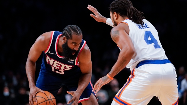 James Harden , The Canadian Press James Harden
