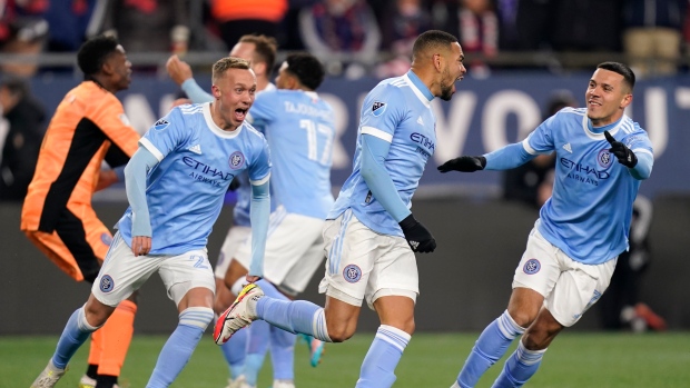 NYC FC Celebrate