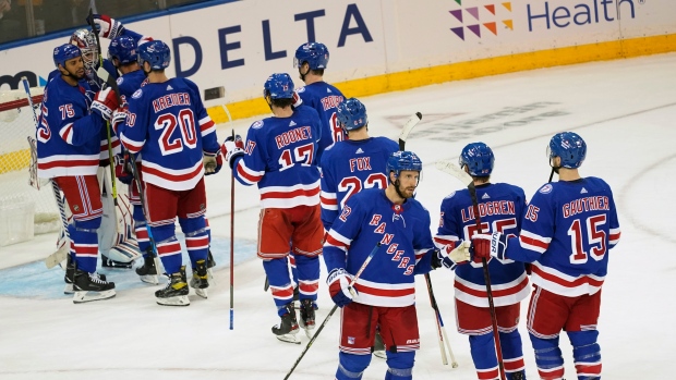 Rangers Celebrate , The Canadian Press Rangers Celebrate