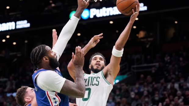 Jayson Tatum Andre Drummond, The Canadian Press Jayson Tatum Andre Drummond
