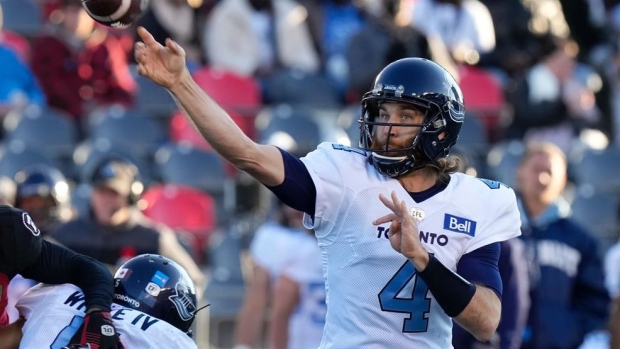 CFL leaves door open for Argos' quarterback Bethel-Thompson playing in East final Article Image 0