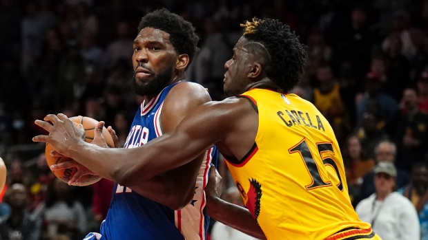 Joel Embiid Clint Capela, The Canadian Press Joel Embiid Clint Capela