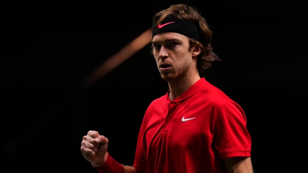 Andrey Rublev, The Canadian Press Andrey Rublev