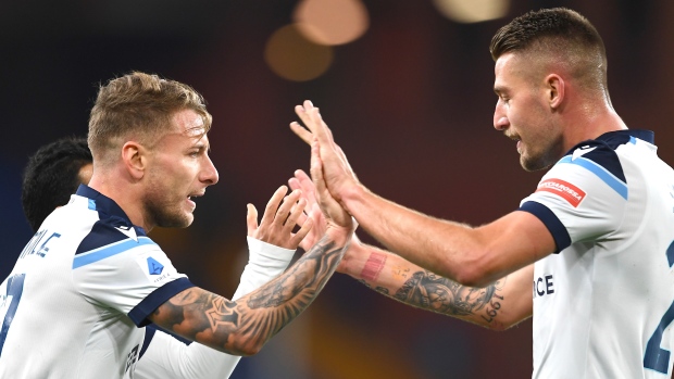 Ciro Immobile Sergej Milinkovic-Savic, The Canadian Press Ciro Immobile Sergej Milinkovic-Savic