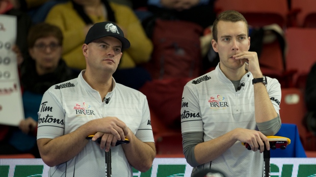 Darren Moulding and Brendan Bottcher , Curling Canada Darren Moulding and Brendan Bottcher