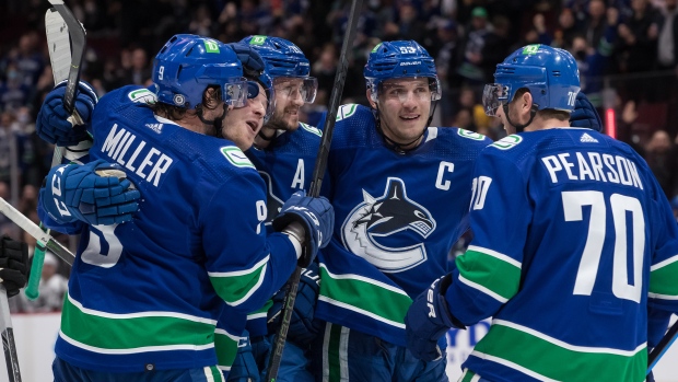 Vancouver Canucks celebrate