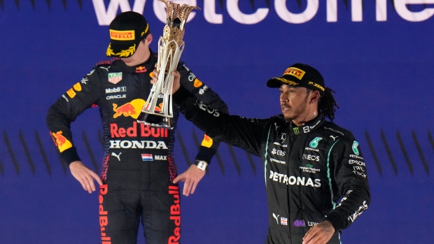Lewis Hamilton and Max Verstappen, The Canadian Press Lewis Hamilton and Max Verstappen