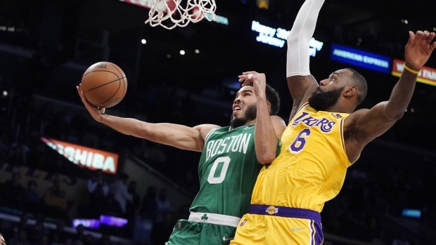Jayson Tatum, LeBron James, The Canadian Press Jayson Tatum, LeBron James